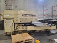 33 Ton, Lvd Strippit #1250H/20, CNC Turret Punch, 42 Stations, 60.5" x 160" Sheet, Fanuc O-P, 1992