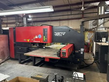 30 Ton, Amada #Apelio III 357V, CNC Punch/Laser Combination, 4' x 8' Table, Amada 04PC Control, 2000
