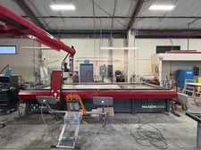 Omax #Maxiem-2040, CNC waterjet cutting system, 6.6' x 13' table, 30 HP pump, 50,000 PSI, Omax Intellimax PC