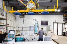 Flow #Mach-200-3020-Pivot-Plus, CNC waterjet cutting system, 6.6' x 10' table, 30 HP pump, 60,000 PSI, very
