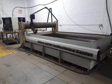 Omax #60120, CNC waterjet cutting system, 6.42' x 10.5' table, 40 HP pump, 55,000 PSI, reconditioned, Omax
