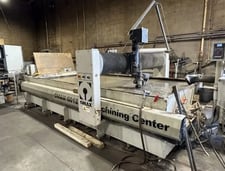 Omax #60120, CNC waterjet cutting system, 6.42' x 10.5' table, 50 HP pump, 60,000 PSI, Intellimax Control