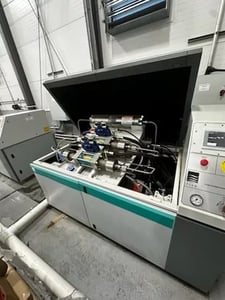 Flow #20XWD-60, waterjet, 100 HP pump, 60,000 PSI, 2022