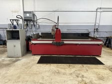 Omax #Maxiem-1530, CNC waterjet cutting system, 5.1' x 10.1' table, 30 HP pump, 50,000 PSI, Intellimax