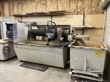Omax #2652, CNC waterjet cutting system, 2.2' x 4.3' table, 30 HP pump, 50,000 PSI, Omax Control, 2008