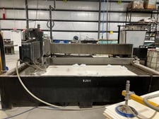 Techni #ILS-510, CNC waterjet cutting system, 5' x 10' table, 30 HP pump, 60,000 PSI, Techni Control, 2011