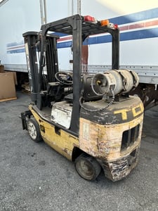 4600 lb. TCM #FCG25T7T, Forklift, 189" max. lift height, 48" forks