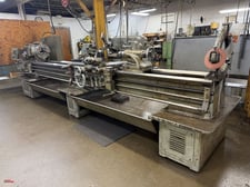 20" x 120" Sidney, Engine Lathe, 2" spindle bore, 12" 4-jaw chuck, 7.5 HP