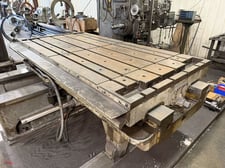 4" Giddings & Lewis #340-T, Horizontal Table Type Boring Mill, 84" X/Y, 98" x 48" T-slotted table, 30" quill