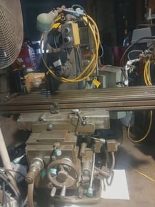 Cincinnati #205-12, Horizontal Milling Machine, variable-speed spindle, power table feeds, Cimtrol control