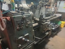 16" x 84" Meuser #MOL-Series, Gap Bed Engine Lathe, 3-jaw scroll chuck, 4-jaw independent chuck, steady rest