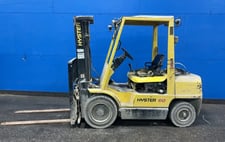 5300 lb. Hyster #H60XM, Propane Forklift, 5" x 53" Forks, 189.9" Lift height, 229.9" Mast height, 5785 hours