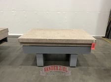 4 8" x 72" x 8" Pink Granite Surface Combustion Plate