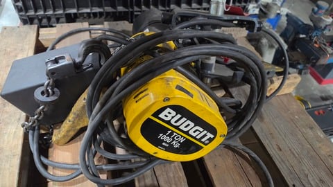 1 Ton, Budgit Chain Fall Hoist with Boom