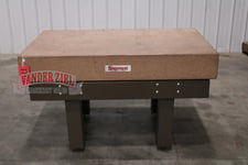 36" x 60" x 8" Starrett Pink Granite Surface Combustion Plate