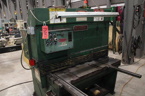 1/4" x 4' Allsteel Hydraulic Power Squaring Shear