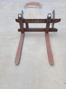4' Fork Attachment, 42" Forks, 35" x 12.25" Pin Spacing