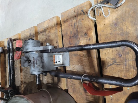 1-1/4" -6" Ridgid #916, Power Driven Roll Groover