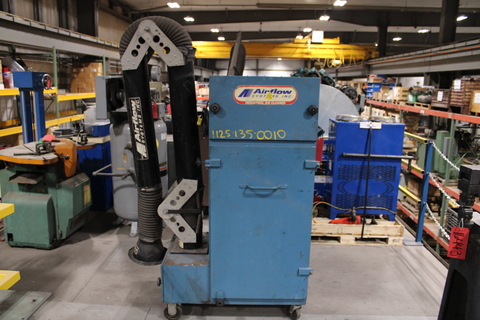 1,000 CFM, Air Flow #PAC91, Fume Extractor, 10' Arm, 1 HP, 3450 RPM, 1 Ph.