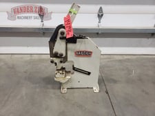 Baileigh #HP-160, Manual Sheet Metal Punch, 0.137" Mild Steel Capacity, 6.25" Throat