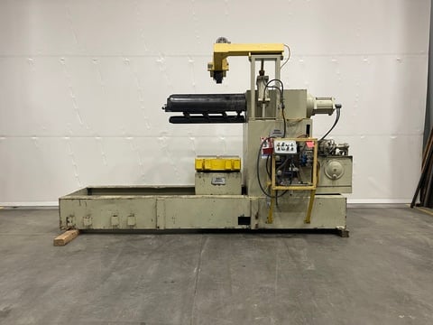 10,000 lb. Dallas Industries #06521, Coil Reel with Coil Car, 36" x 60", Air Brake
