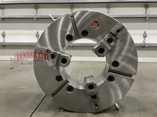 25" BTC 3-Jaw Scroll Chuck, 12.5" Bore, A1-20 Mount, Reversible Top Jaws, 2-Piece, NEW