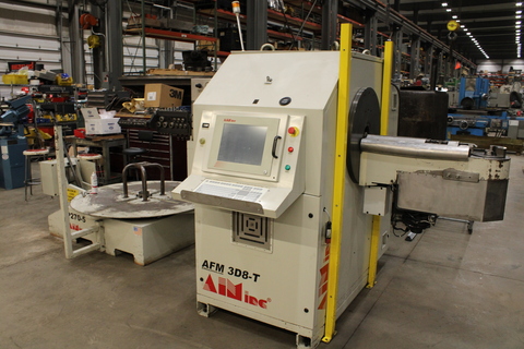 AIM #3D8TU-P8F1, AccuForm CNC Wire Bender, 0.08" - 0.313" Wire diameter, 460 V., 3 Ph., 2010