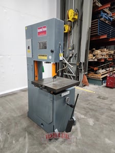 20" Roll-In #95001JM, Journeyman Vertical Band Saw, 24-1/2" x 24-1/2" Table, 20" Bandwheels