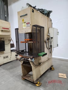 30 Ton, Schuler #OGF-30, Hydraulic C-Frame Press, 24" x 20.5" Bed, 18" Stroke, 12" Throat, 20 HP