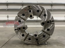 25" BTC 4-Jaw Manual Chuck, 12.5" Bore, A1-20 Mount, Reversible Top Jaws, 2-Piece, NEW (4 available)