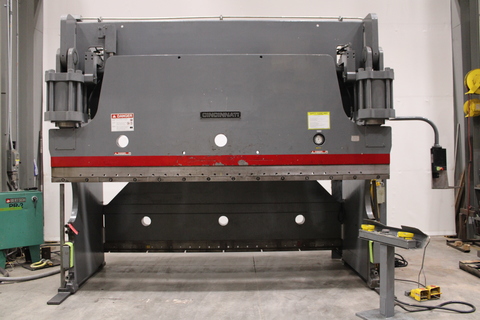 350 Ton, Cincinnati #350AS-x-12, Hydraulic Press Brake, 14' overall, 12" Stroke, 10" Throat, PC800 Control