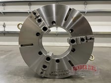24" Samchully 3-Jaw Scroll Chuck, 10-3/4" Bore, A1-15 Mount, Reversible Jaws, 850 Max. RPM, NEW (6 available)