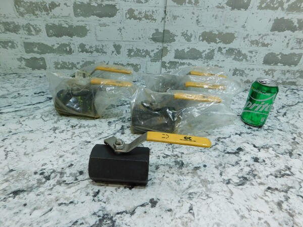 6 NEW 1 1/2" NPT C & C Ball Valve, 2000 WOG, A105 NEW