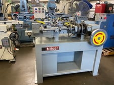 Nilson #751, Four Slide Machine, 1/16" wire, 3/4" strip, 40-400 SPM, 2 ton, dual slides & coining, Rebuilt