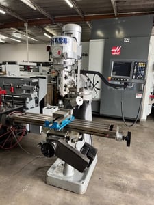 Sharp #LMV-50, 2-axis CNC Vertical Mill, 10" x50" table, 37" x12" x16" travel, 60-4500 RPM, 3 HP, AcuRite