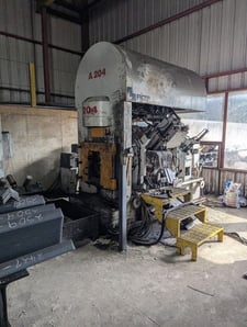 110-112 Ton, Ficep #A204, CNC angle punch, Ficep CNC Control interface, integrated conveyor system, 2018