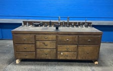 25" x 96" Work Bench with Tooling