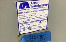 75 KVA 480 Primary, 240/120 Secondary, Acme #T-2A-53344-3S, Transformer