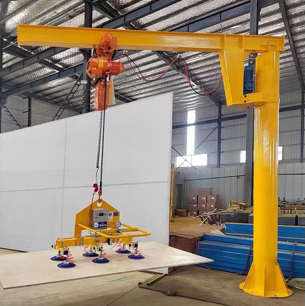 2200 lb. HSG JTH, vacuum sheet lifter w/ hoisting support, 10 suction cups, 157.5" x 98.5" support