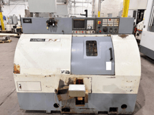 Leadwell #T-5, CNC lathe, 6" chuck, 1.3" bar, 4,500 RPM, 10 HP, 2-axis, Fanuc 0i-Mate-TC, 2005