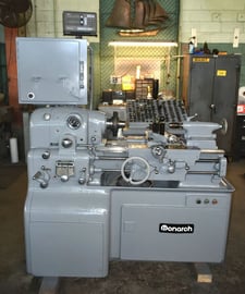 12.5" x 20" Monarch #10EE, engine lathe, 1.41" spindle hole, 4,000 RPM, 5 HP, taper attach., Mitutoyo 2-axis