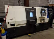Hyundai Wia #L210LMSA, CNC lathe, 21.6" swing, 8" chuck, 2.5" bar, 4,000 RPM, sub spindle, live tooling