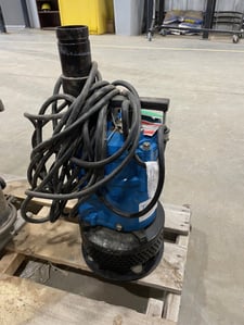 130 GPM @ 85' TDH, Tsurumi #KTVE22.2, Submersible Pump, 2" discharge, 3 HP, 575 V., 3 Phase, 60 Hz.