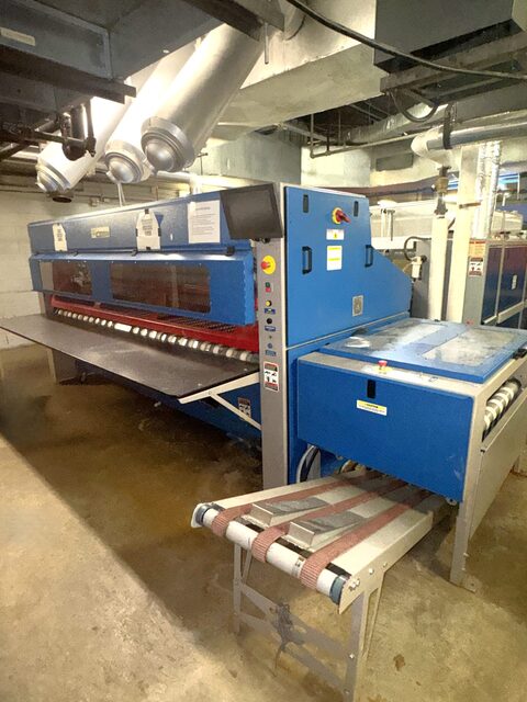 1-Lane Chicago #S-13-CT, Crossfolder, 120" width, LH, w/ Stacker Conveyor, 2018