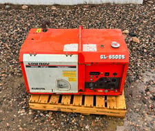 6 KW Kubota #GL-6500S, diesel generator, 120/240 Volts, 60 Hz., 13.8 HP engine, 6,376 hours