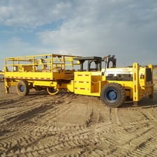 Marcotte #M60-RL6000, Scissor Deck, 18' Lift Height, 8' x 12' Deck, ROPS/FOPS, 220 hours