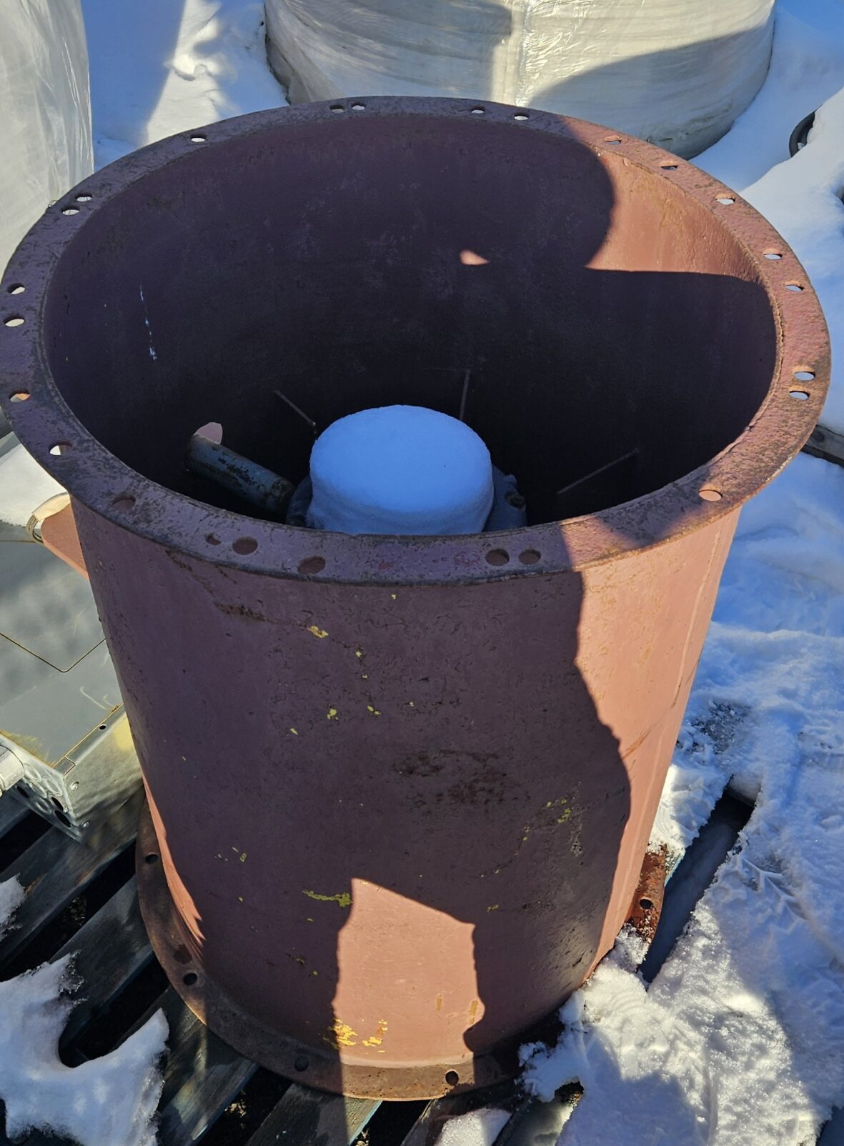 10 HP Ventilation Fan, 23" diameter, 5,000 CFM, Baldor Motor, 575 V. 3 Ph.