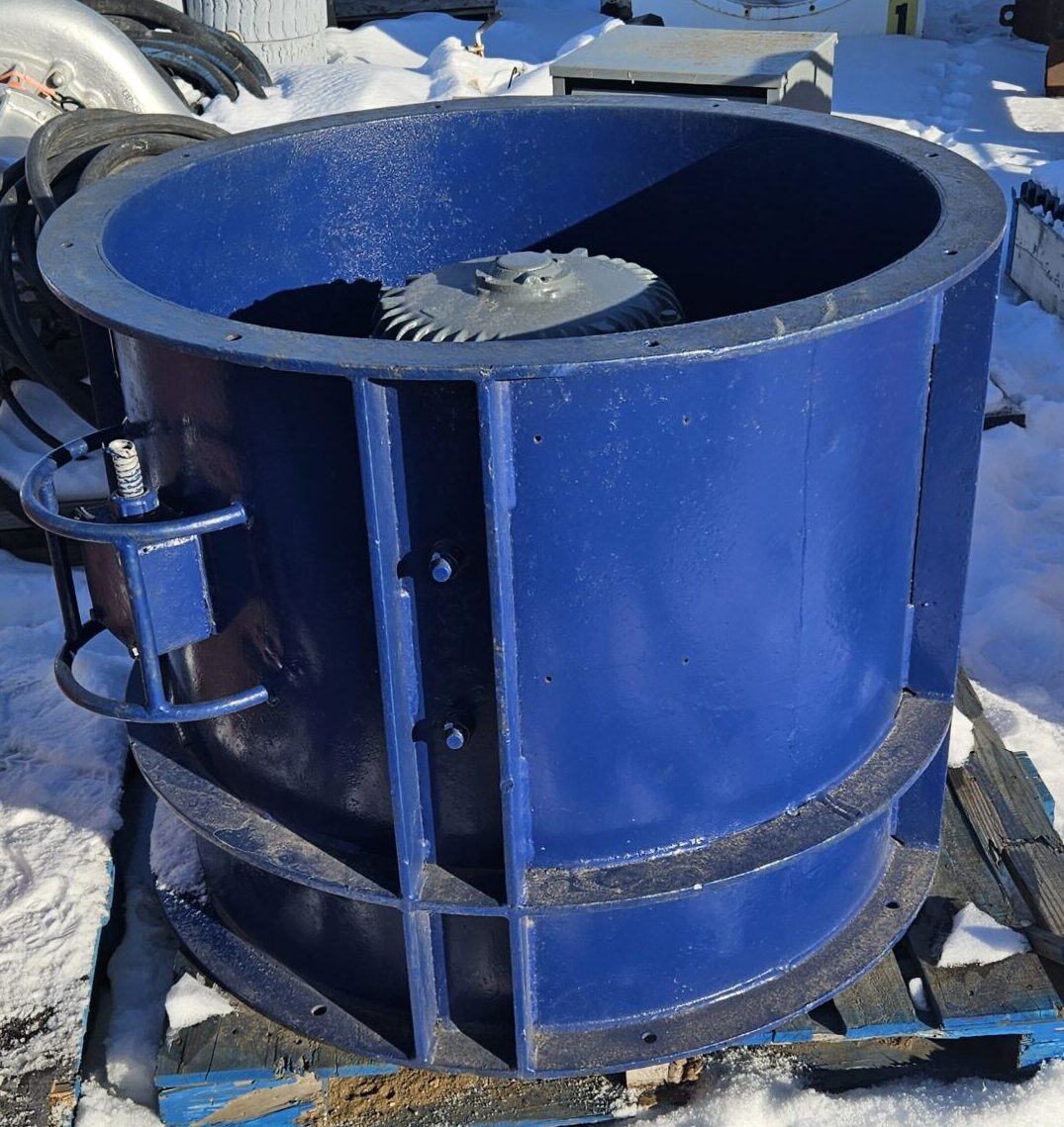 22 HP Ventilation Fan, 38" diameter, 25,000 CFM, 575 V. 3 Ph.