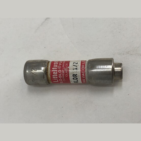 1/2A Amp 600 Volts Littelfuse #KLDR1/2, Class CC Fuse, Time Delay
