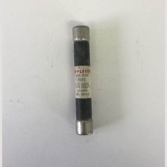 10 Amp 600 Volts Appleton #36-010, One-Time (3 available)